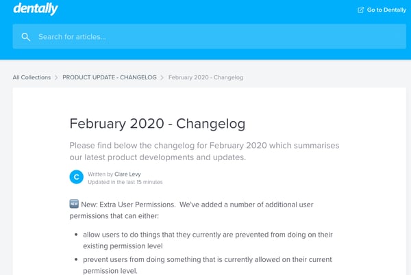 Product update Feb 20
