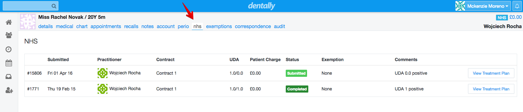 Dentally - Dental Software - NHS